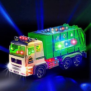 ของเล่นเด็ก รถขยะ JY686(MG) ชนถอย มีเสียงมีไฟ GARBAGE TRUCK CITY SANITATION