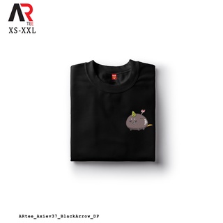 เสื้อยืดเด็กผช - AR Tees Axie Infinity V37 Pet พร้อมเสื้อเชิ้ตสีดําลูกศรสีดําเสื้อยืด Unisex สําหรั