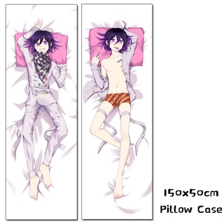 ปลอกหมอนคอสเพลย์ การ์ตูนอนิเมะ Danganronpa Ouma Kokichi Dakimakura Hugging ขนาด 50x150 ซม.