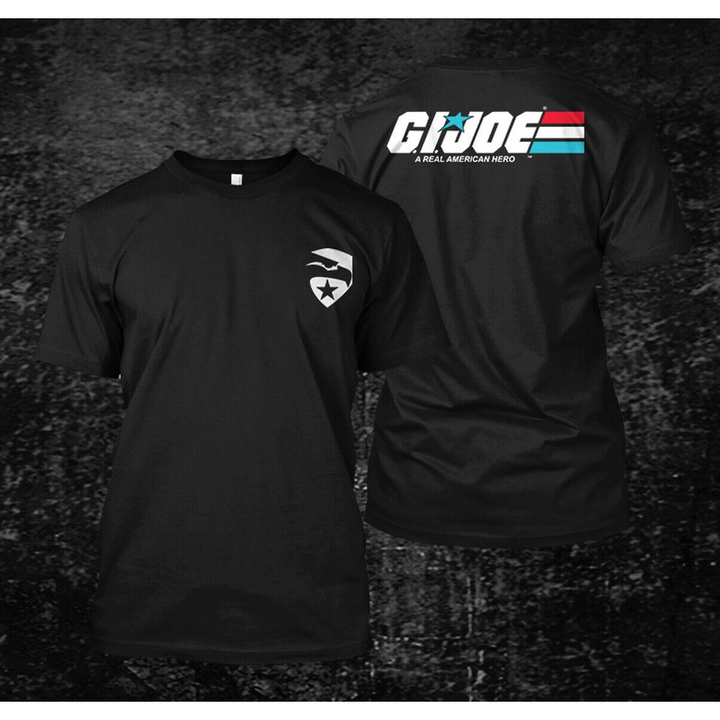 Gi Joe Hero - เสื้อยืดผู้ชายด้านหน้าและด้านหลังแบบกําหนดเอง