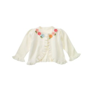 พร้อมส่ง Gymboree Lei Flowers Ruffle Cardigan ไซส์ 18-24M(สินค้านำเข้าจาก USA)