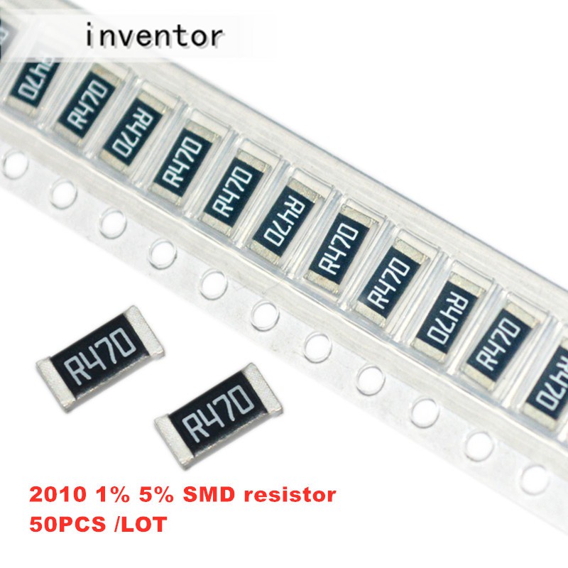ตัวต้านทาน 5% Smd 0R ~ 10M 3/4W 240 Ohm 300R 270R 30R 27 24R 2.4K 2.7K 3K 3R 2R4 50 ชิ้น 2010 1%