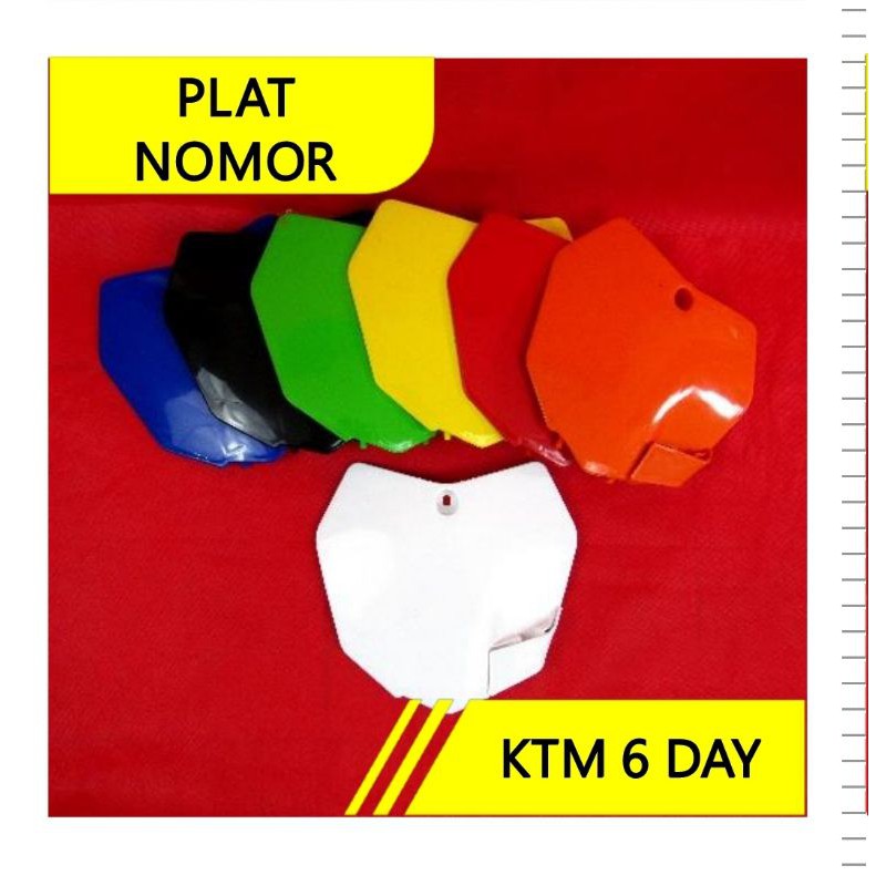 KTM SIXDAYS NUMBER PLATE/KTM 6DAY START PLATE COVER