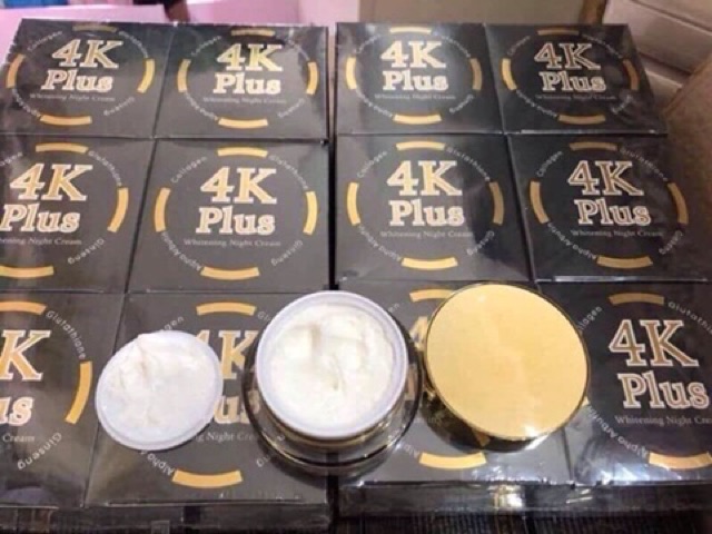 4K Plus Whitening Night Cream ครีม 4 เค พลัส ไนท์ครีม ครีมกลางคืน