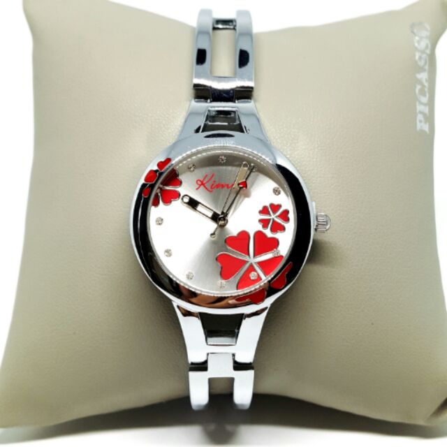 นาฬิกา Kimio K425 ดอกไม้สีแดง