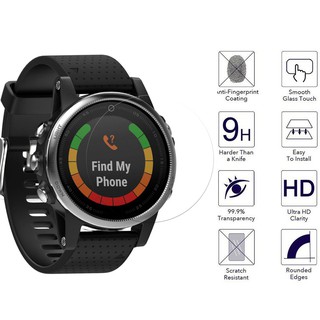 กระจกนิรภัยป้องกันหน้าจอสำหรับ Garmin Fenix 5S GPS