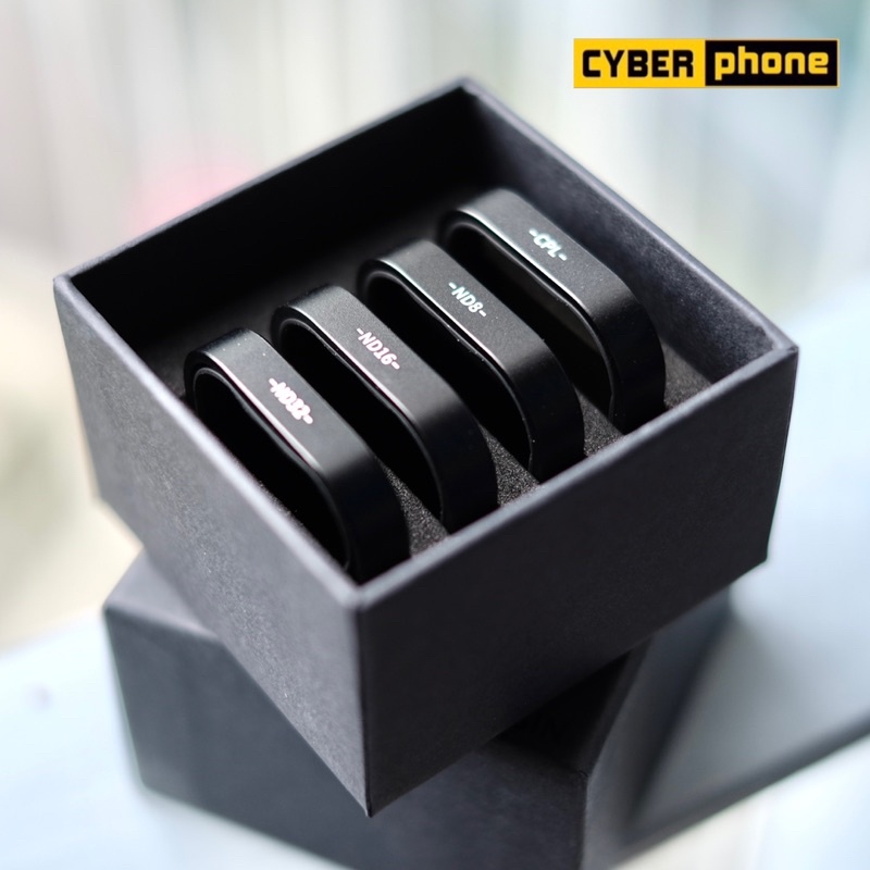 TELESIN ฟิลเตอร์ Filter 4Pack GoPro Hero 9 / 10 / 11 / 12 ND8 ND16 ND32 CPL Magnetic Set ชุดฟิลเตอร์ Gopro9 CPL ND Hero9