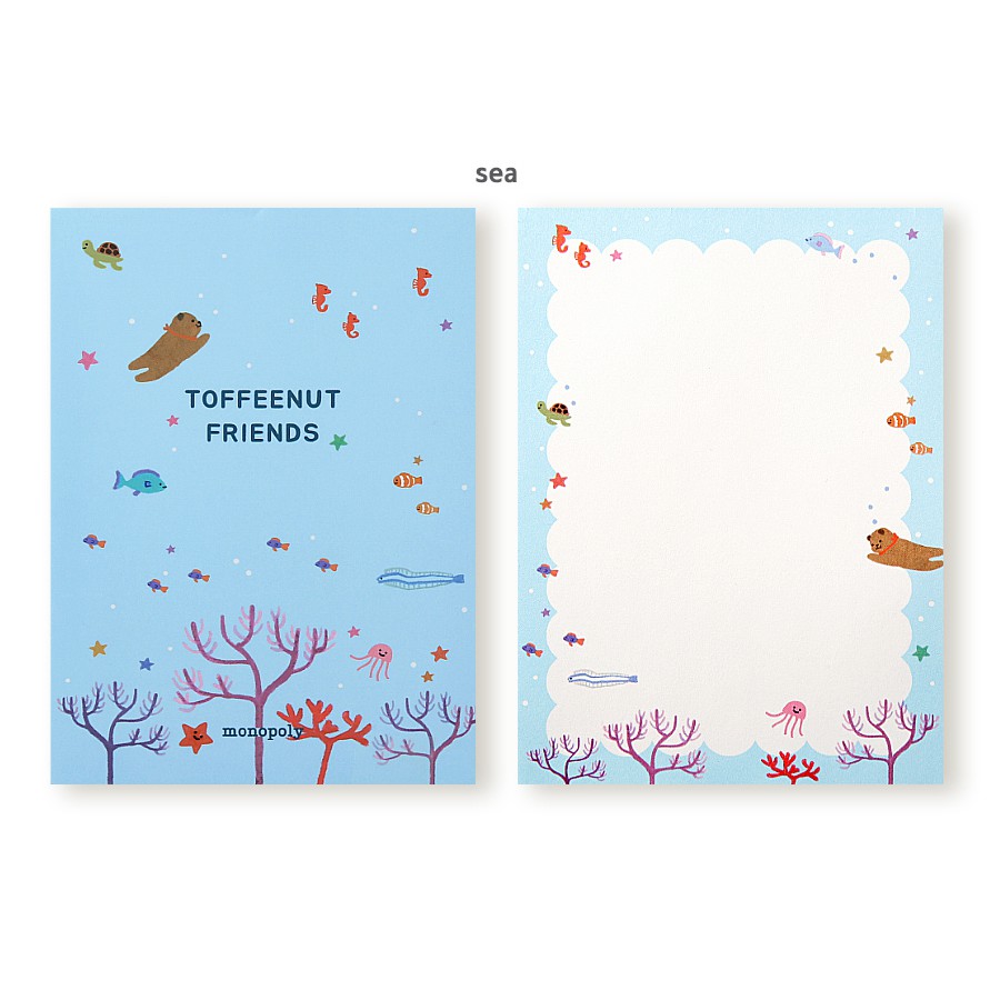 TOFFEENUT LETTER MEMO PAD กระดาษโน้ต