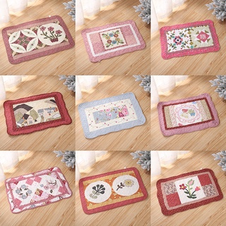 พรมเช็ดเท้าวินเทจ Floor Mat พรมเช็ดเท้าผ้าฝ้าย ขนาด 40*60 cm