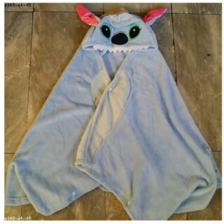 ผ้าคลุม มีฮู้ด ลาย สติช Stitch