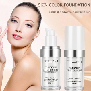 TLM 30Ml Magicเปลี่ยนสีFoundation Oil-Control Foundation Hydrating คอนซีลเลอร์ครีม MakeupTXTB1