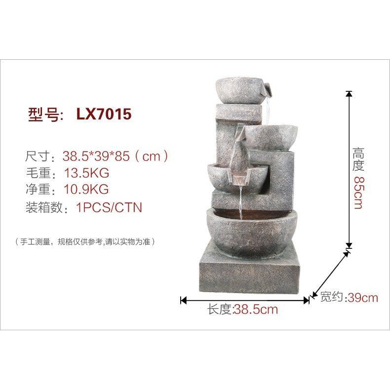น้ําพุน้ํา - LX7015 FENG SHUI บ้านน้ํา DECO