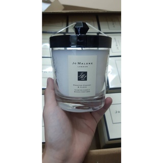 FROSTED CHERRY&amp; CLOVE SCENTED CANDLE BOUGIE PARFUMEE candle  เทียนหอม  Jo Malone London •  Home Candle  •  200g . พร้อมก