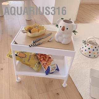 Aquarius316 รถเข็นม้วน Pp Mdf ความจุขนาดใหญ่ เป็นมิตรกับสิ่งแวดล้อม ประหยัดพื้นที่ สําหรับหอพัก ร้านเสริมสวย