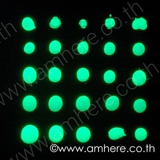 Super Glow Paint for Aim Night Sight (Glow in the Dark Paint) เพิ่มปริมาณ 10% FREE! สีเรืองแสงสีเขียว สูตรพิเศษ