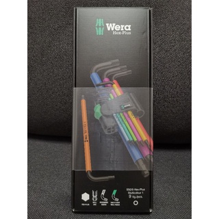 ประแจหกเหลี่ยม 950/9 Hex-Plus Multicolour 1 Code Nr.:05073593001 Wera