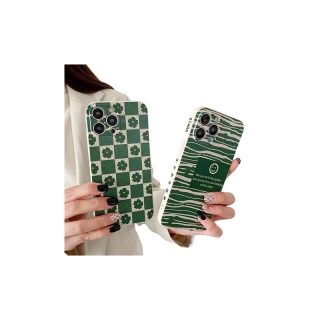 เคสโทรศัพท์มือถือนิ่ม ลายดอกไม้ สีเขียว สําหรับ OPPO A57 2022 A77 5G A15 A15S A3S A12E F11 A5 A9 2020 A53 A31 2020 A74 5G A54 reno5 PRO reno6 reno7 A92 A72 A52 reno4Z reno 7 4G 5 6 4Z