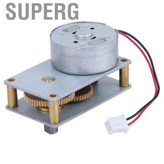 Superg 3-12V DC Motor Reversible Metal Gear Box Speed Reduction Zone Valve Speeds