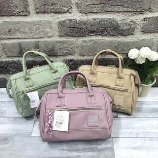 กระเป๋า Anello polyester 2 way mini boston bag