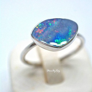 แหวนเงินแท้พลอยโอปอลออสเตเรีย Opal Silver925 Ring