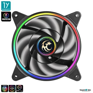 พัดลมระบายความร้อนTsunami Protector 1250 Cooling Fan *1 (Additional Package) ARGB Ready 12CM รับประกันสินค้า 1 ปี