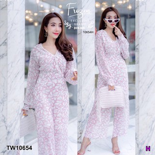 AK 10654 Jumpsuit ชุดจั๊มสูทขายาวทรงหรู