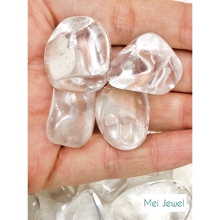 Clear Quartz Smokey Quartz ควอตซ์ใส สโมคกี้ควอตซ์ ราคาต่อ1เม็ด