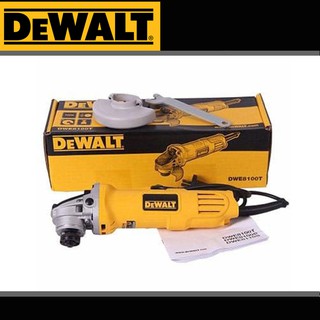 DEWALT เครื่องเจีย 4นิ้ว IRONMAN 720W รุ่น DWE8100T[ไม่รวมด้ามจับ]