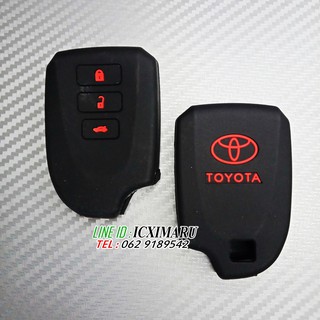 ซิลิโคน Toyota vios yaris ativ TOP 3ปุ่ม รีโมท toyota เคสรถยนต์ ปลอก TOYOTA ยาริส เอทีฟ วีออส 2014-2020