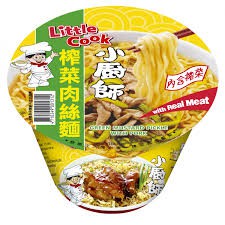 Little Cook บะหมี่กึ่งสำเร็จรูปรส หมูผักเสฉวน 150 กรัม