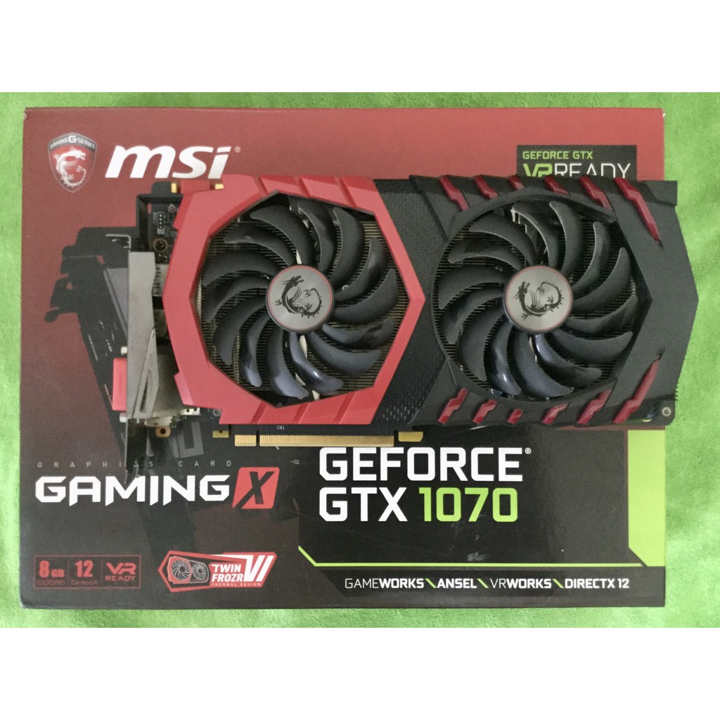 Msi 1070 gaming x 8g разгон