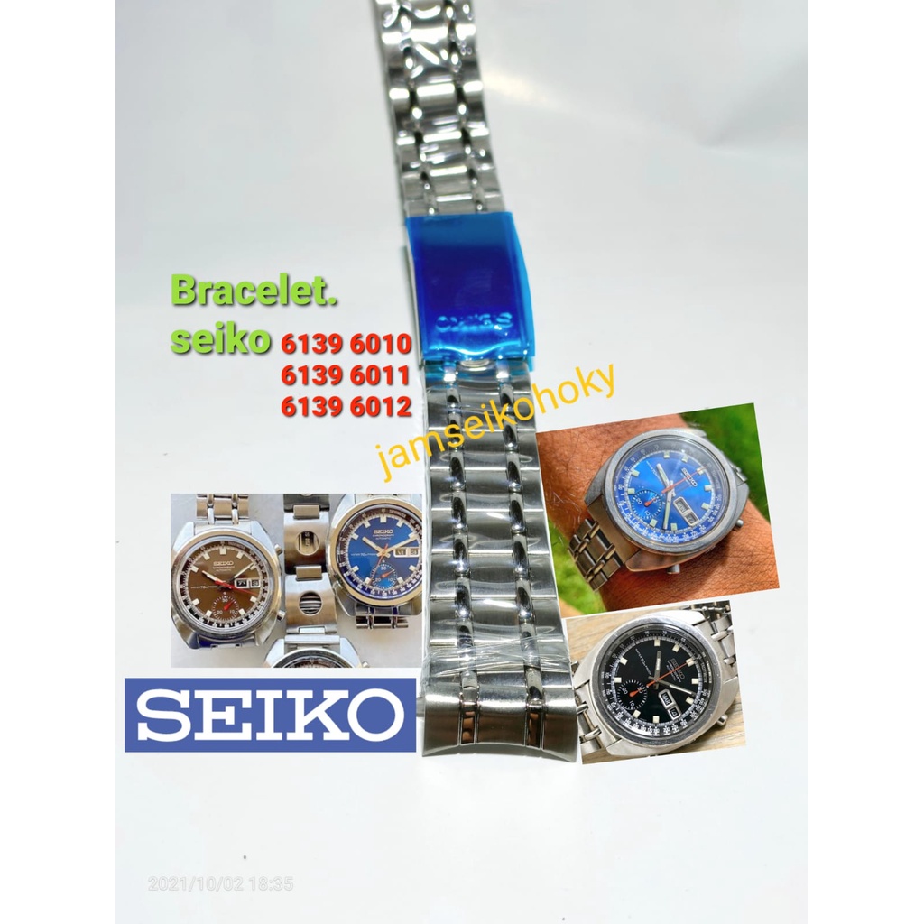 Seiko 6139 สร้อยข้อมือ seiko 5. สายโซ่นาฬิกาข้อมือ