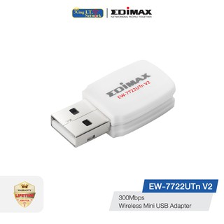 EDIMAX (EW-7722UTn v2) Wireless nLITE Mini-size USB Adapter