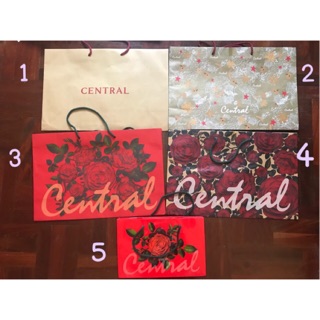 [พร้อมส่ง] ถุงกระดาษ central