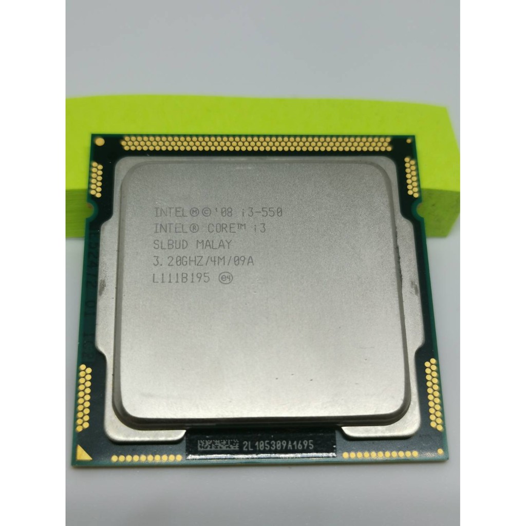 Intel® Core™ i3-550 (แคช 4M, 3.20 GHz) (แถมฟรี ซิลิโคนระบายความร้อน)