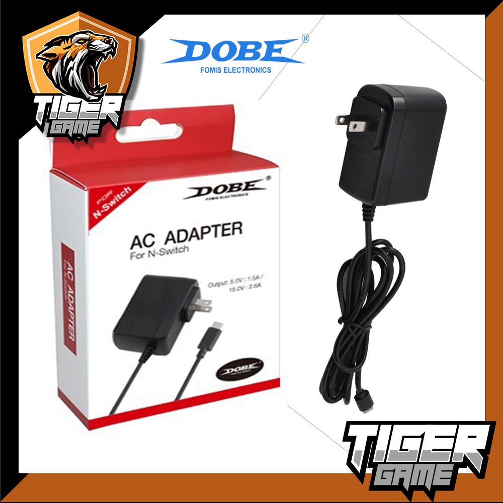Dobe Switch AC Adapter (สายชาร์จ Nintendo Switch เสียบ Dock ได้)(ที่ชาร์จ Switch)(หม้อแปลงชาร์จสวิต)