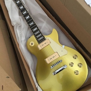 Gibson Les Paul กีตาร์ไฟฟ้า คลาสสิก มาตรฐาน สีทอง