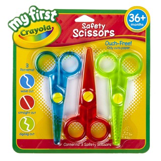 Crayola My First Crayola Safety Scissors กรรไกรหัดตัดสำหรับเด็ก