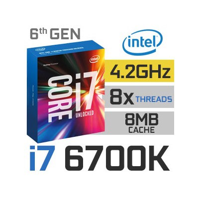 CPU Intel® Core™ i7-6700K @4.00 GHz-4.20 GHz มือสองราคาถูก