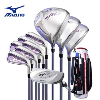 ชุดไม้กอล์ฟสุภาพสตรี MIZUNO (FSM001) รุ่น EFIL-7 (Lady) ประกอบด้วย 10 ไม้ Lob 13 ก้าน L พร้อมกระเป๋าสีม่วงสีหรู