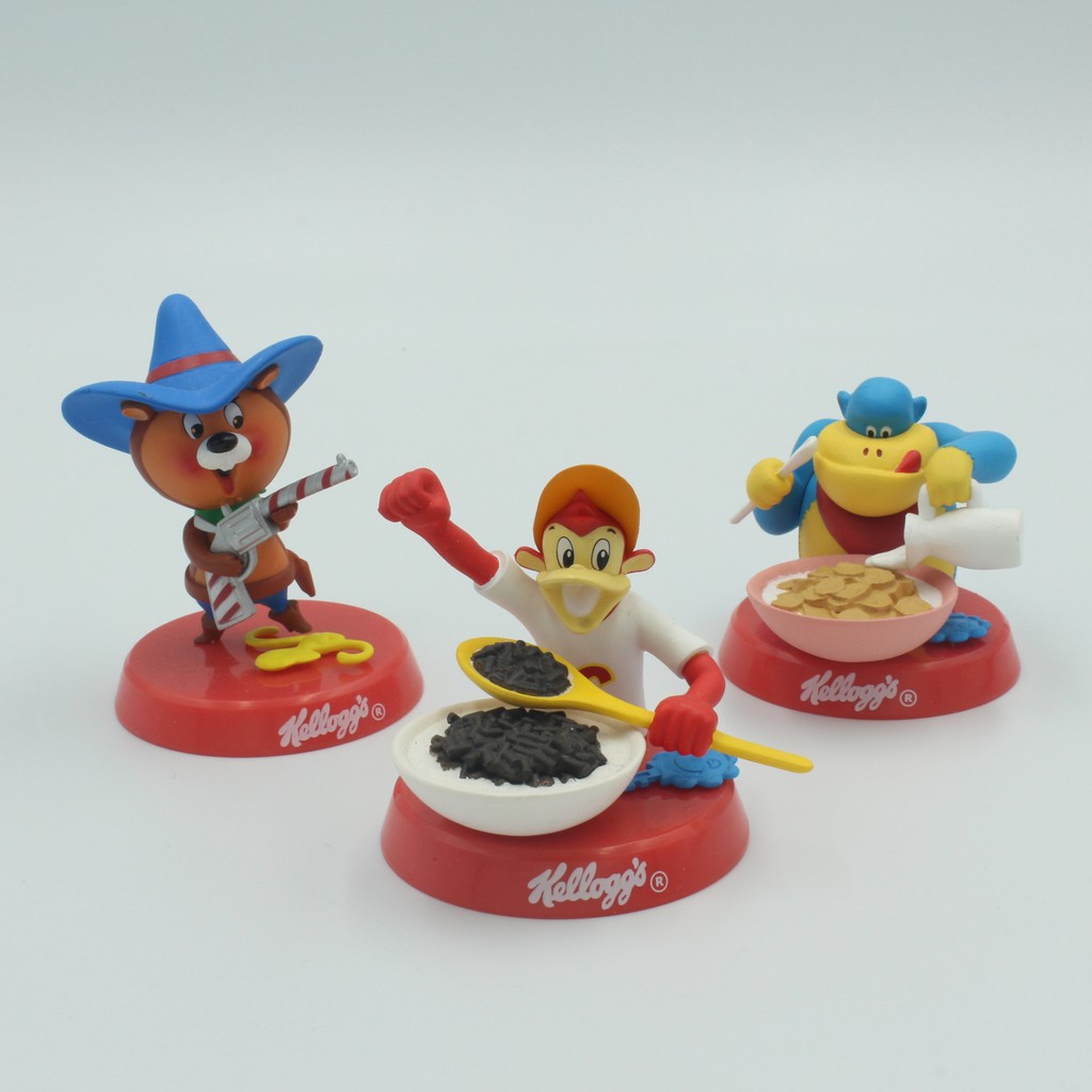 โมเดลของแถม ซีเรียล Kellog's Choko/ Pete/ King kombo