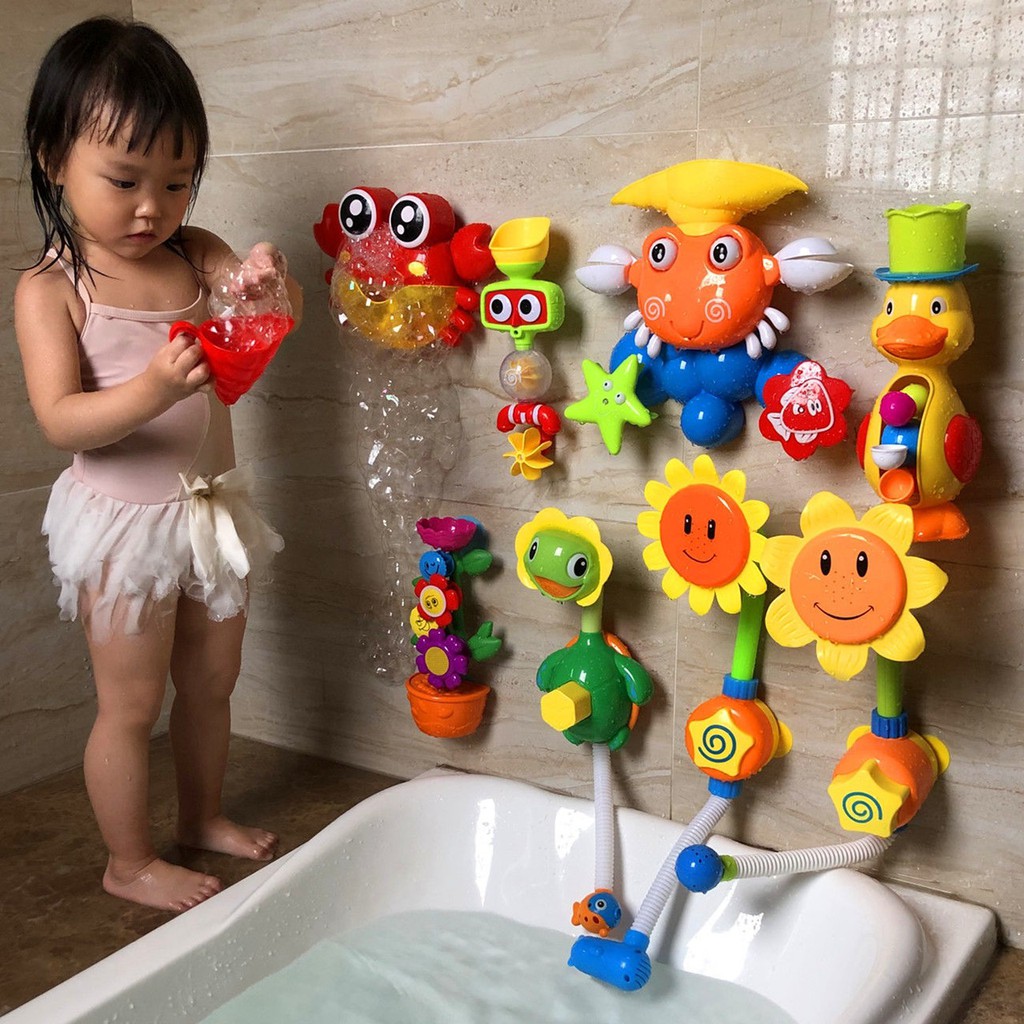 Bath Toys ของเล่นอาบน้ำ สำหรับเด็ก ของเล่นในน้ำ บีบฉีดพ่นน้ำได้ หลากหลายแบบ
