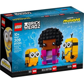 LEGO BricksHeadz Minions The Rise of Gru - Belle Bottom, Kevin and Bob 40421