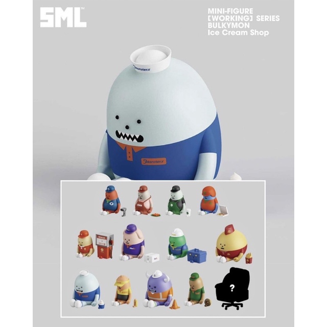 ❣️พร้อมส่ง…แบบสุ่ม❣️Sticky Monster Lab • SML Mini Figures Blindbox Vol.3 Working Series