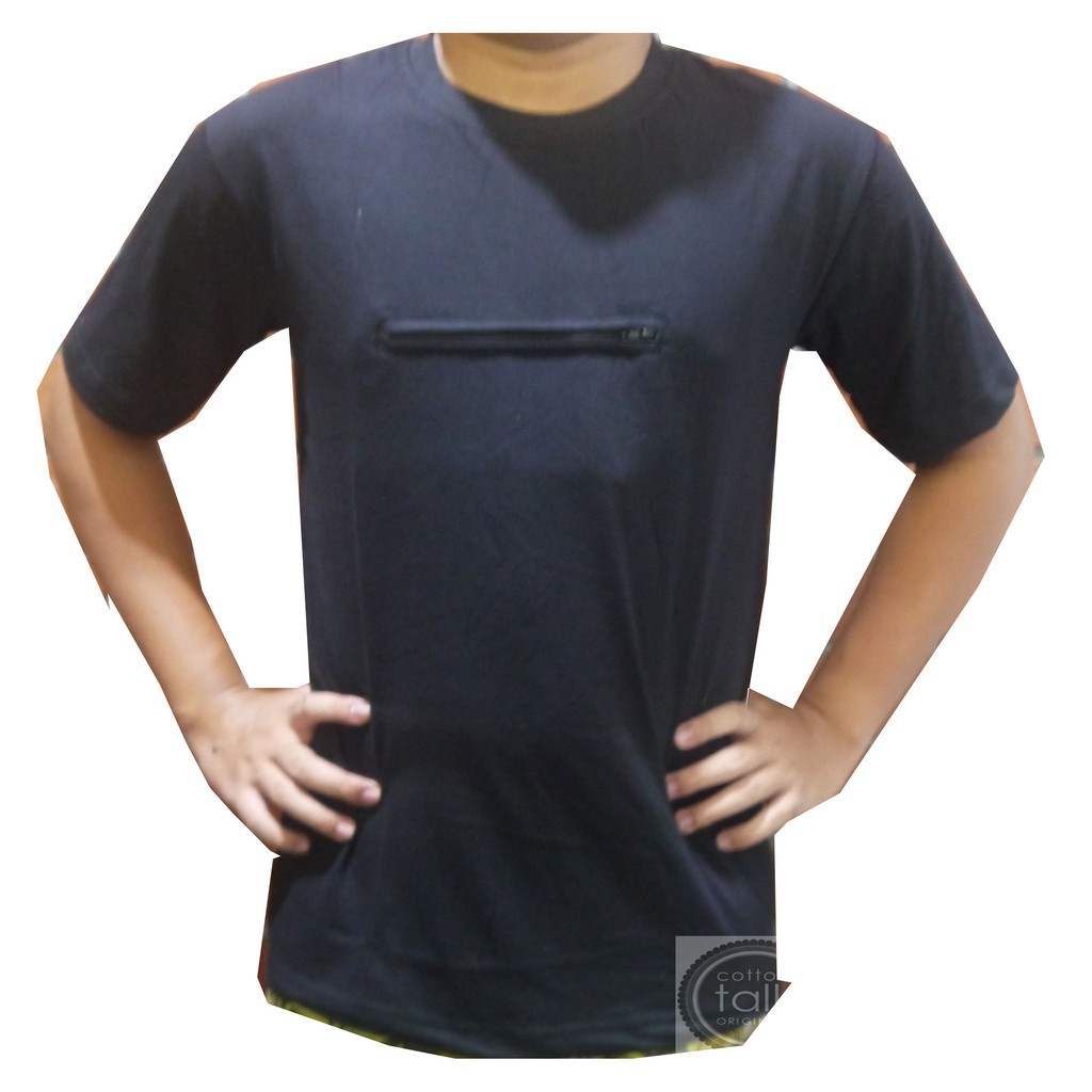 เสื้อยืด HAJI LELAKI HAJI UMRAH ZIP POKET (สีดํา)
