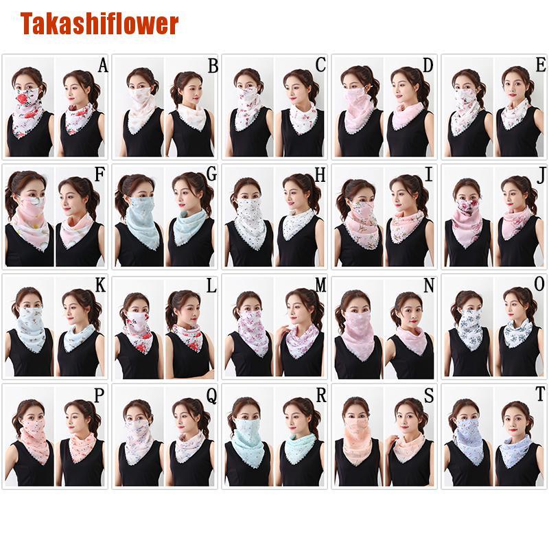Takashiflower ผ้าพันคอ ผ้าไหม ป้องกันแสงแดด