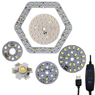 ชิปหลอดไฟ LED DC 5V usb 2w 3w 5w 10W SMD 5730 สีขาวอบอุ่น DIY