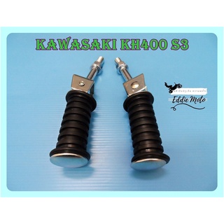 KAWASAKI KH400 S3 REAR PASSENGER FOOTREST SET  // พักเท้าหลัง ยางพักเท้า สินค้าคุณภาพดี