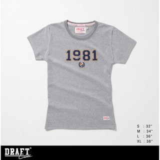 เสื้อยืดผู้หญิง draft set 24w triple1981 gray