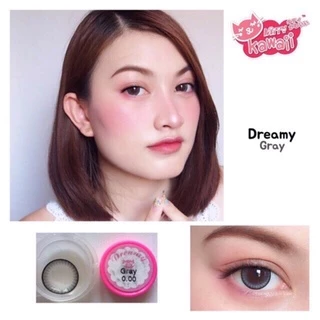 คอนแทคเลนส์ Dreamy Brown / Gray (Kitty Kawaii) ขนาดบิ๊กอาย 🌷